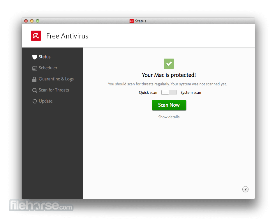 Free antivirus scan for mac