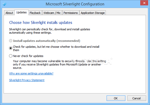 Silverlight update for mac